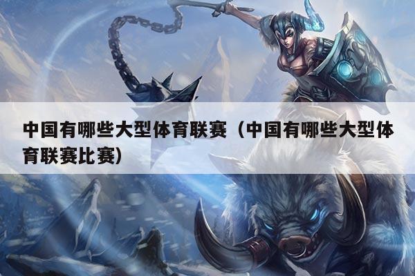 中国有哪些大型体育联赛（中国有哪些大型体育联赛比赛）