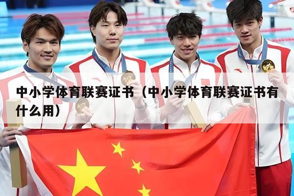 中小学体育联赛证书（中小学体育联赛证书有什么用）